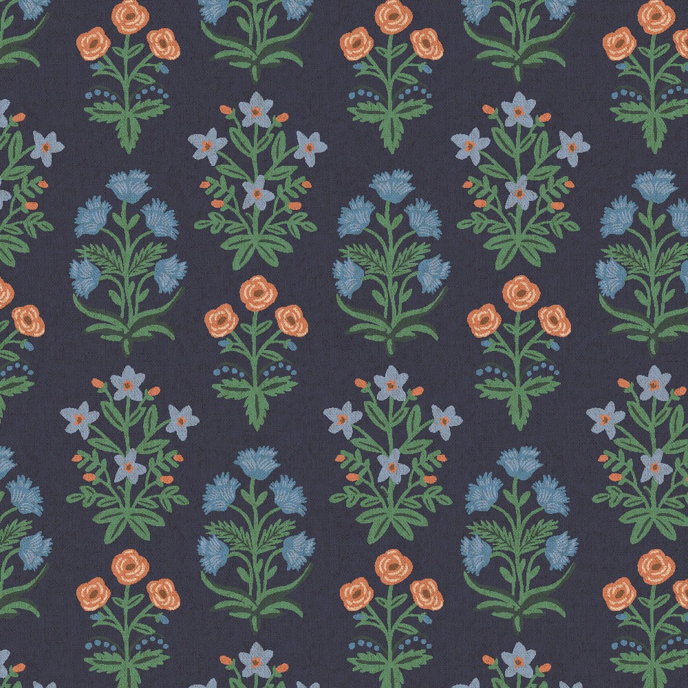Camont - Mughal Rose - Navy  | Canvas