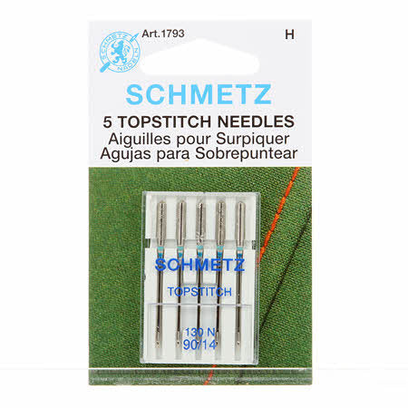 Schmetz - Top Stitch Machine Needles 80/12 (5 Pack)