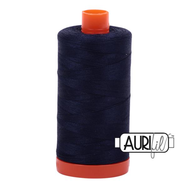 Aurifil 50wt - Very Dark Navy