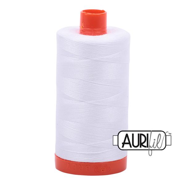 Aurifil 50wt - White