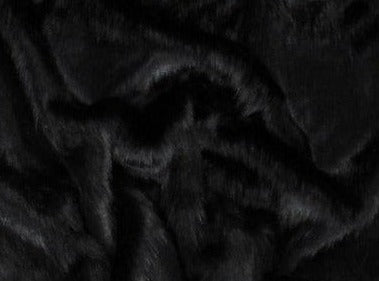 Solid Arctic Fox Fur - Black
